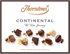Thorntons Continental Chocolate Box 264g | Milk White Dark Gift Selection
