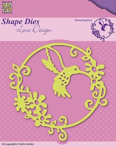 Cutting die hummingbird - cutting,