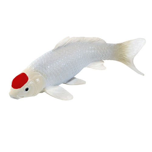 Mojo tancho koi carp figurine - tancho,