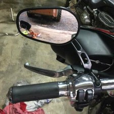 Black Motorcycle Side Mirrors