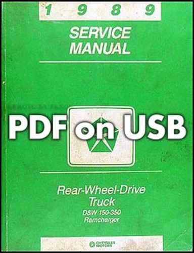 1989 dodge truck shop manual - 1989,