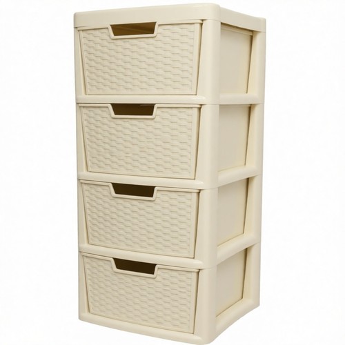 Drawers large rattan cream - drawers,