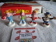WADE WHIMSIES LIMITED EDITION SNAP, CRACKLE, POP & COCO FIGURES - BOXED