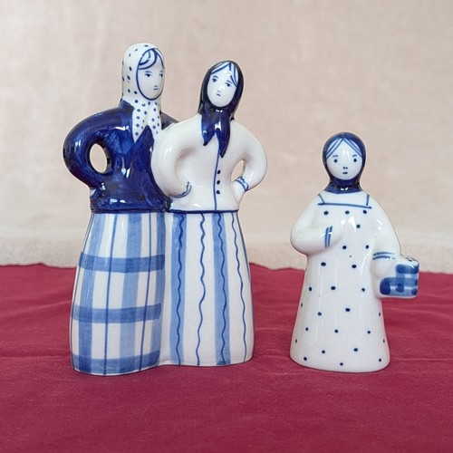 Vintage gzhel blue white - blue, &