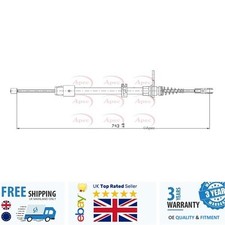 Handbrake CableCAB1684 For