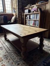 solid pine coffee table used