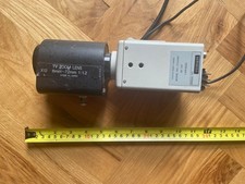 Vintage CCTV camera with x12 zoom lens 6mm-72mm 1:1.2 with auto-iris