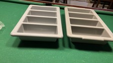catering cutlery trays x 2