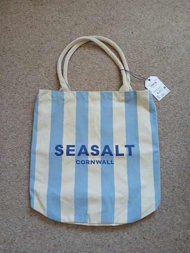 Seasalt canvas stripe tote - canvas, bag