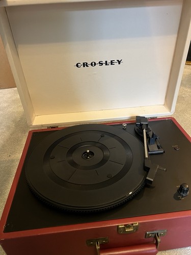 Crosley record player cream - record,