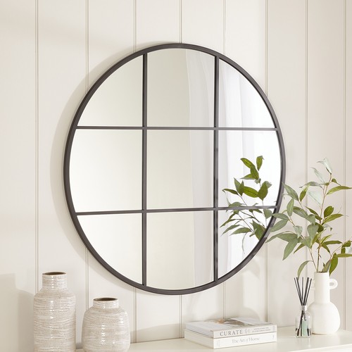 Wall mirror industrial large - wall,