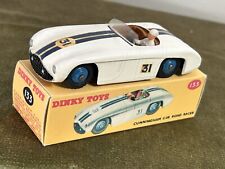 Dinky Toys #133 Cunningham C-5R ridged hubs restored off-white / black tyres