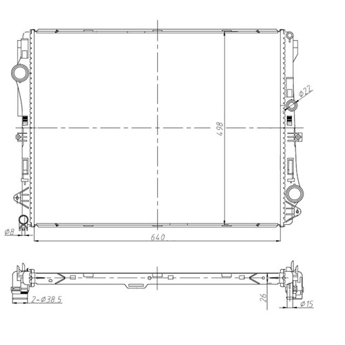 Radiator for mercedes marco - radiator,