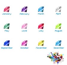 BIRTHSTONE Zircon Crystal gems Birth Stone -jewellery making /Locket/crafts