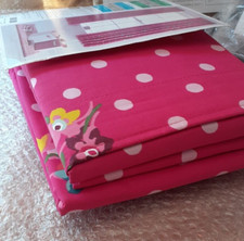 NEXT Flowers Ruby Pink Spots Blackout Curtains W46" x 72" Kids Nursery Bedroom