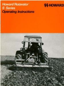 Howard rotavator s80 - rotavator, s100