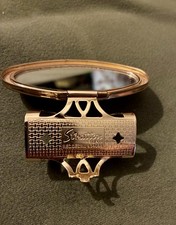 Gold tone Stratton lipstick holder with lipview mirror Reg des 934048