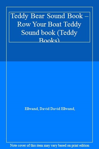 Teddy bear sound book row - teddy,