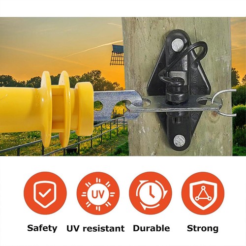Electric fence gate handle - electric, for