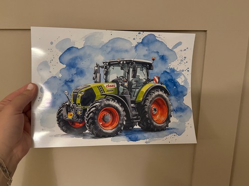 Tractor inspired prints - tractor,