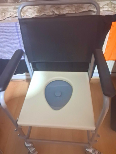 Commode wheelchair with - commode,
