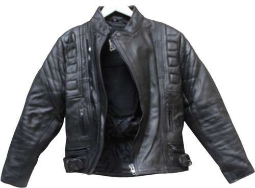 Black leather motorcycle biker - motorcycle,