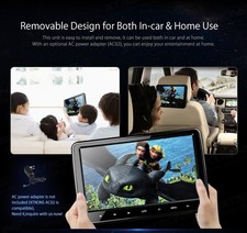 1Pc 10.1" Car Headrest DVD