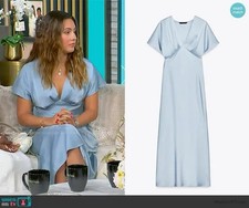 X2 Zara Midi Satin Dress Blue