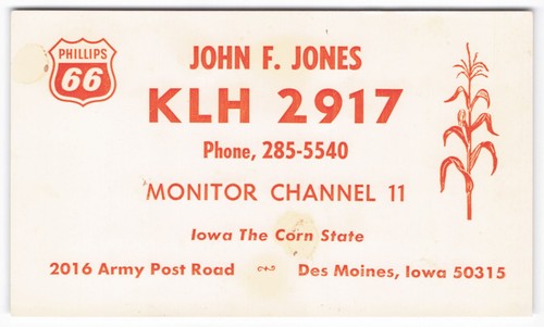 Vintage 1960s phillips qsl - 1960s,