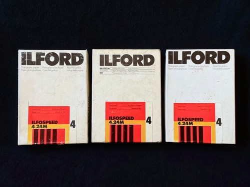 Sealed ilford ilfospeed - 3x,