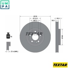 2x BRAKE DISC 92316705 FOR