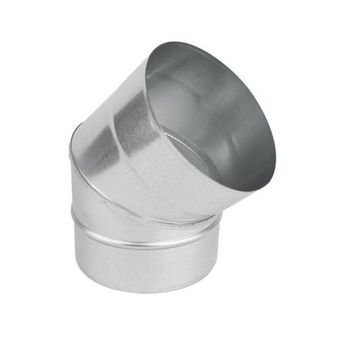 Galvanised steel pipe chimney - steel,