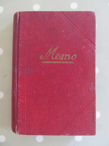Vintage small memo book - small,