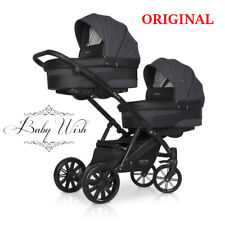 RIKO TEAM TWIN BABY PRAM 2in1