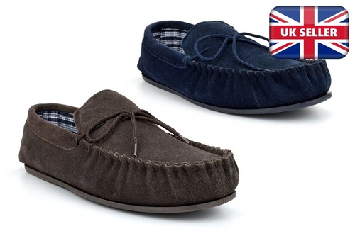 Mens moccasin slippers - moccasin,