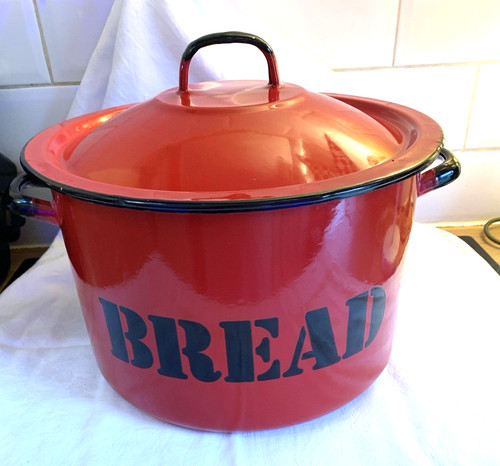 Vintage enamel bread - enamel,