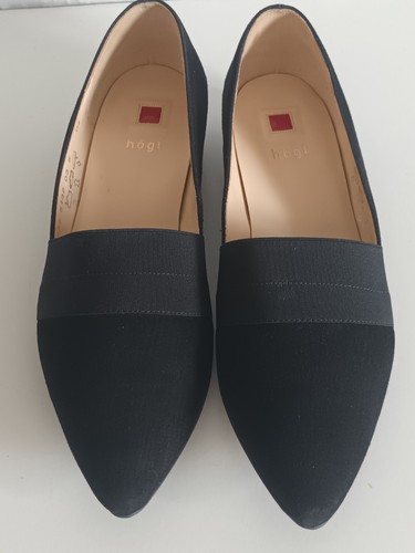 Hogl black suede flat - hogl,