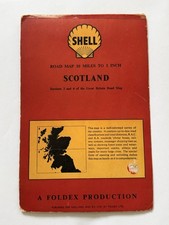 Vintage Shell “Foldex” Map
