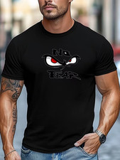 Men's NO FEAR T Shirt Red Eyes