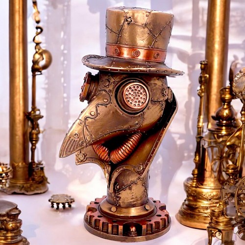 Steampunk plague doctor - steampunk,