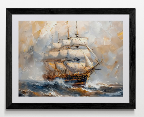 Hms victory style sail ship - style,