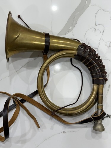 Vintage brass french - brass, horn