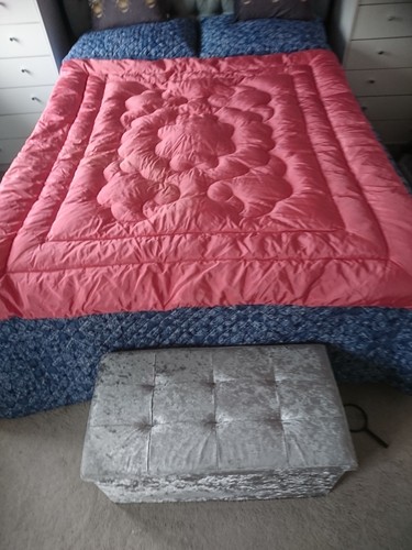 Vtg rose pink - pink, cotton