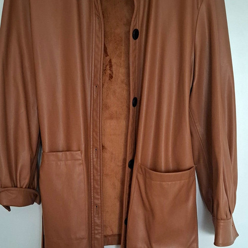 Zara women brown faux - brown,