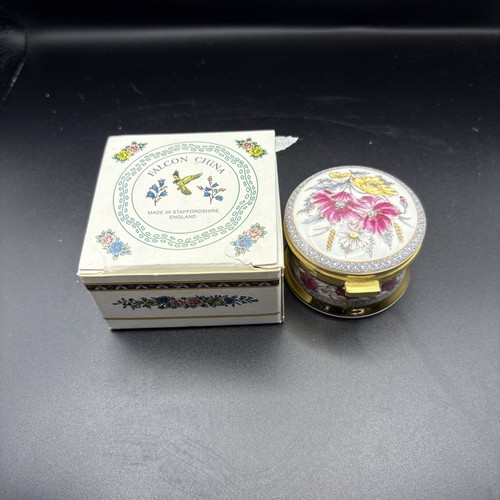 Falcon china trinket box - falcon,