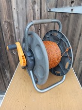 ELECTRIC FENCE POLY WIRE 3mm 360m On Reel Orange Fencing Horse Paddock Live Stoc