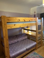 Stompa Bed Pine High Sleeper 