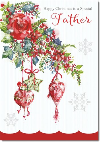 Doodlecards father christmas - father,