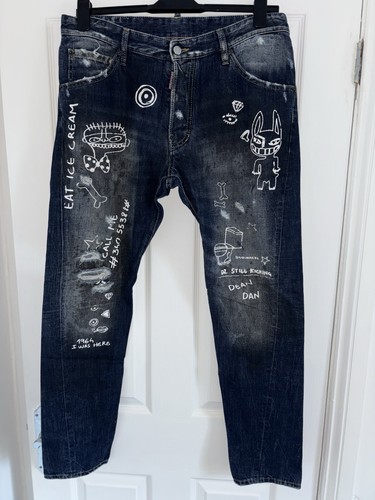 Dsquared2 men blue denim - dsquared2,