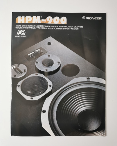Pioneer hpm 900 loudspeaker - pioneer, hpm-900